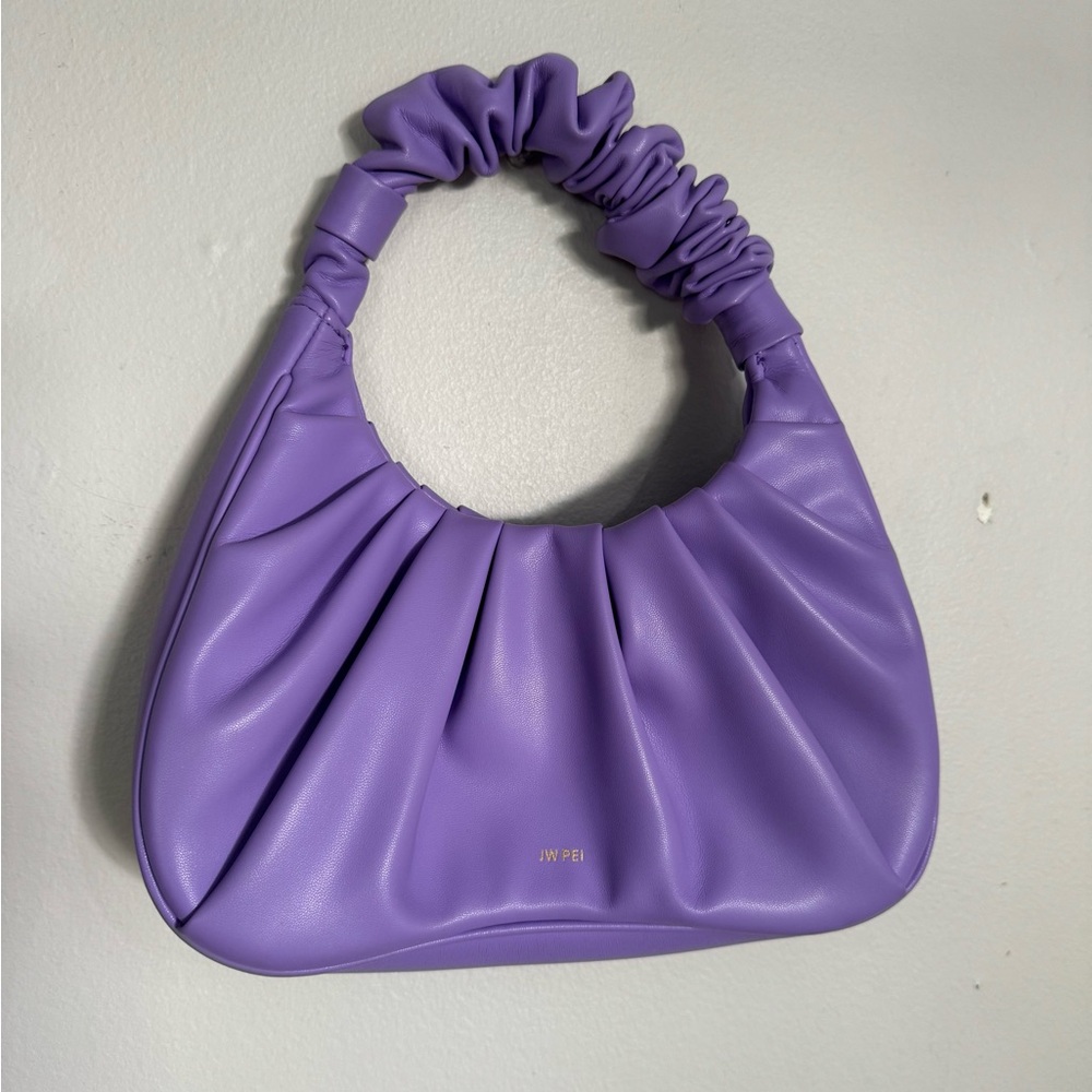 COPY - JW Pei GABBI RUCHED HOBO HANDBAG - PURPLE Used As New